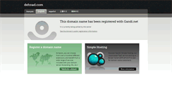 Desktop Screenshot of dehnad.com